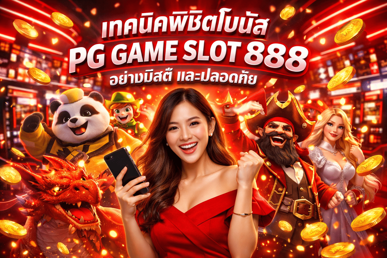 เทคนิคพิชิตโบนัส PG GAME SLOT 888 อย่างมีสติและปลอดภัย